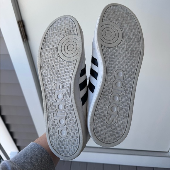 Adidas Neo Cloudfoam Advantage Sneakers – White & Black – Men’s 11.5 - Picture 4 of 6